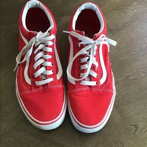 Red Vans: Barely Worn